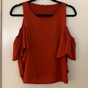 Cut Out Shoulder Top